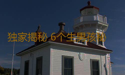 独家揭秘 6个生男孩秘方