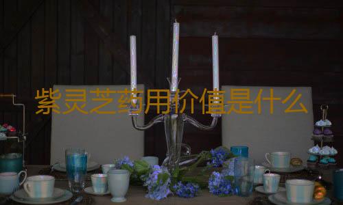 紫灵芝药用价值是什么